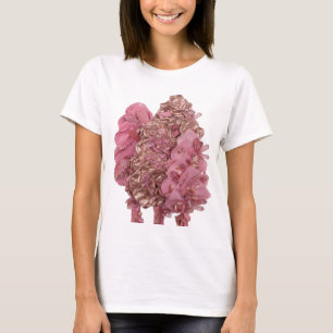 T-shirt ART ABSTRAIT Argenté DESIGN Moderne Gras