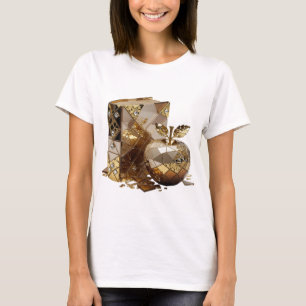 T-shirt ART ABSTRAIT Argenté Design Moderne v3
