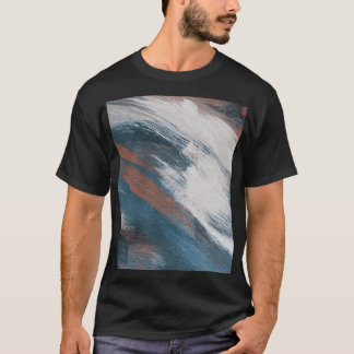 T-shirt Art Abstrait : Brush Strokes Versatile.