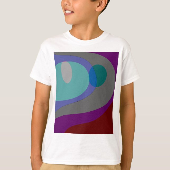 T-shirt Art Abstrait coloré 613 (Devant)