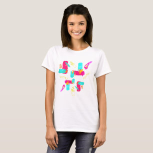 T-Shirt Art Abstrait Coloré Vibes Positives