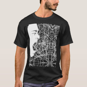 T-shirt Art abstrait criant