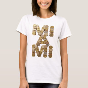 T-shirt ART ABSTRAIT Or Tendance Design Moderne