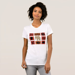 T-shirt Art africain abstrait moderne contemporain