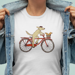T-shirt Art animal de recyclage d'amusement de chien et