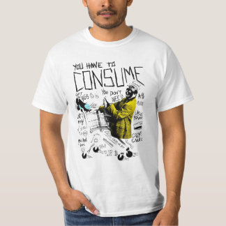 T-shirt Art anti-consumérisme
