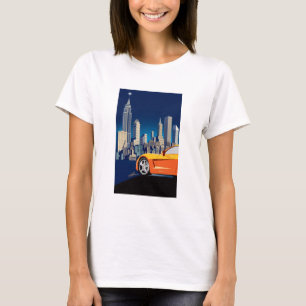 T-SHIRT ART AUTOMOBILE DE VETTE ÉLÉGANT