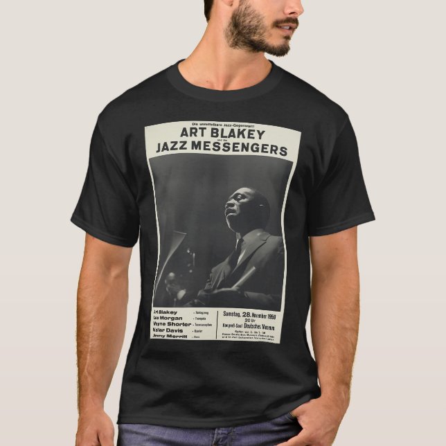 T-shirt Art Blakey Et Les Messagers De Jazz (Devant)