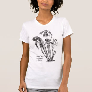 T-shirt Art botanique d'usine de broc