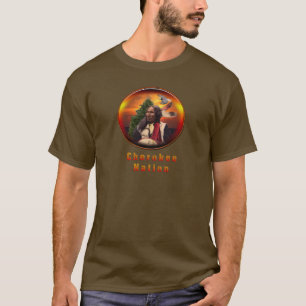 T-shirt Art cherokee d'Indiens