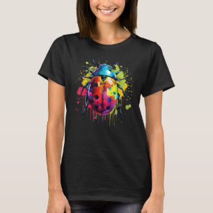 T-shirt Art Coloré Odeur de Ladybug Nature Lover