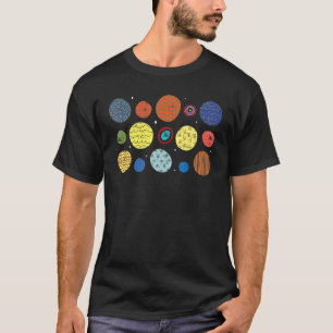 T-shirt Art Colorful Circle Motif Septembre International
