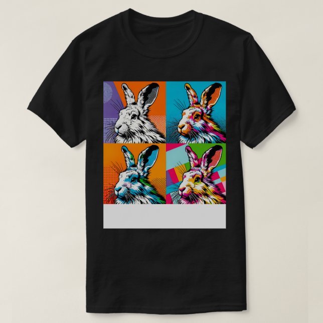 T-shirt Art Cool Arctique Lièvre arctique 1 (Design devant)