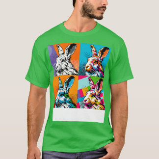 T-shirt Art Cool Arctique Lièvre arctique 1