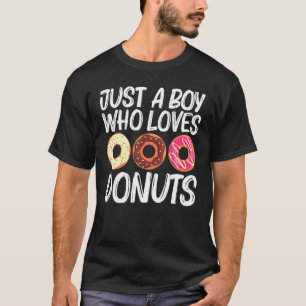 T-shirt Art cool Donut Pour Garçons Enfants Sucre Glaqué C