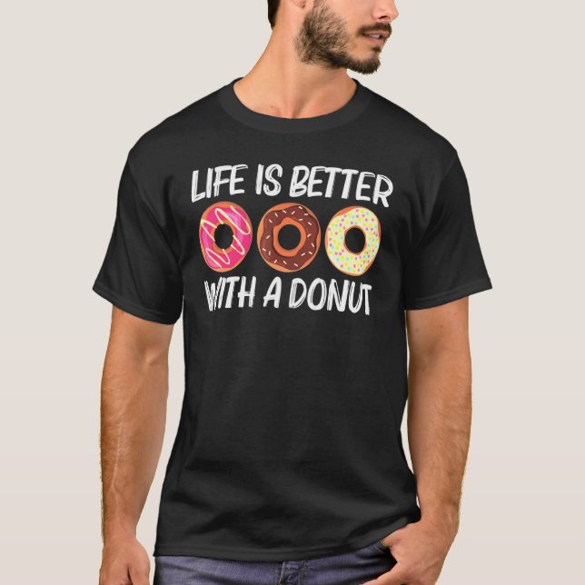 T-shirt Art cool Donut Pour Hommes Femmes Sucre Glaqué Cho (Devant)