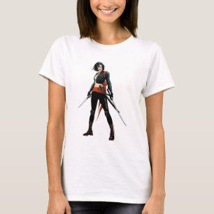 T-shirt Art de bande dessinée du peloton Katana de