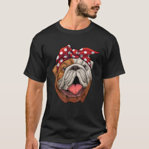 T-shirt Art de bouledogue mignon pour hommes femmes enfant