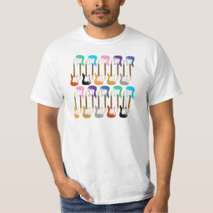 T-shirt Art de bruit de guitare électrique