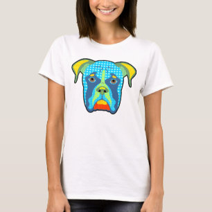 T-shirt Art de bruit de motif de boxeur