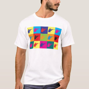 T-shirt Art de bruit de tir