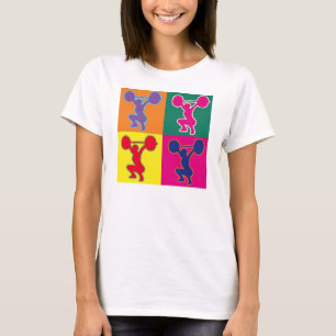 T-shirt Art de bruit d'haltérophilie