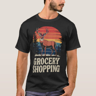 T-shirt Art de chasse au cerf pour chasseur de buck elk ce