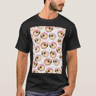 T-shirt Art de chien Pug chiots pug drôles chiens mignons