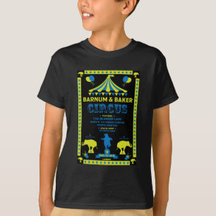 T-Shirt Art de Cirque Inspiré des Millésimes Origi