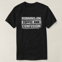 Art de citation grunge 'Café et confusion'
