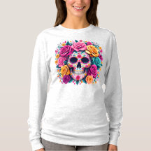 Art de crâne en sucre floral Día de los Muertos