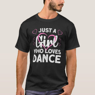 T-shirt Art de danse cool pour femmes adolescente jazz dan