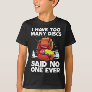 T-shirt Art de disque de golf drôle pour hommes femmes enf