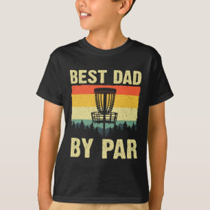 T-shirt Art de disque de golf drôle pour hommes Papa joueu
