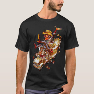 T-shirt Art de film drôle de Smokey et la voiture de bandi
