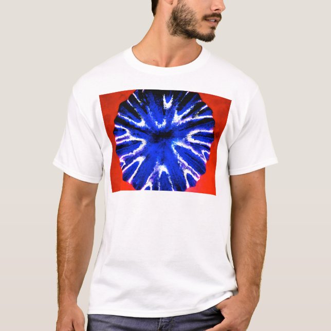 T-shirt Art de fleur d'aster (Devant)