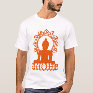 T-shirt art de Gautama bouddha, autocollant mural bouddhis