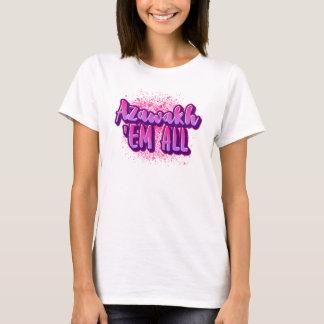 T-shirt Art de graffiti pour les amateurs de chiens Azawak