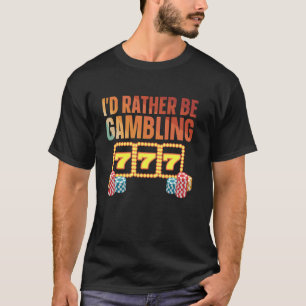 T-shirt Art de jeu pour hommes femmes joueur de casino nou