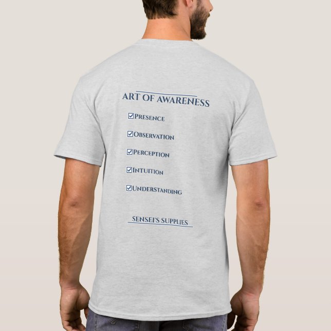T-Shirt Art de la conscience (Dos)