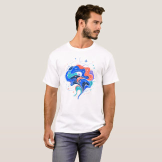 T-shirt Art de la forme du cerveau neurodivergent