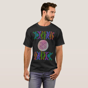 T-shirt Art de la science du chromosome arc-en-ciel et du 