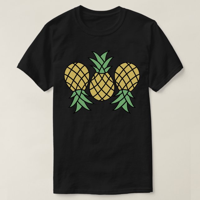 T-shirt Art de l'ananas (Design devant)