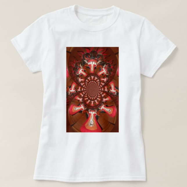 T-shirt Art de langue kaléidoscope Impression/graphique (Design devant)