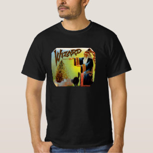 T-shirt Art de l'étiquette de cigare vintage, Magicien ave