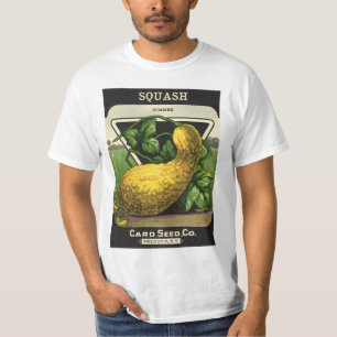 T-shirt Art de l'étiquette de paquet de graines vintage Co