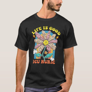 T-shirt Art de l'optimisme 1ère CLASSE Daisy en fleurs Fan