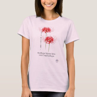 T-shirt Art de lys araignée rouge - Les fins s'épanouissen