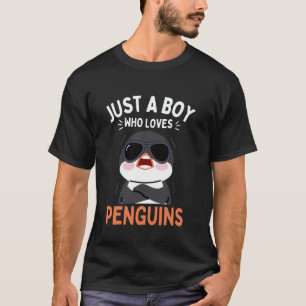 T-shirt Art de manchot drôle Animal Oiseau de mer Pour les