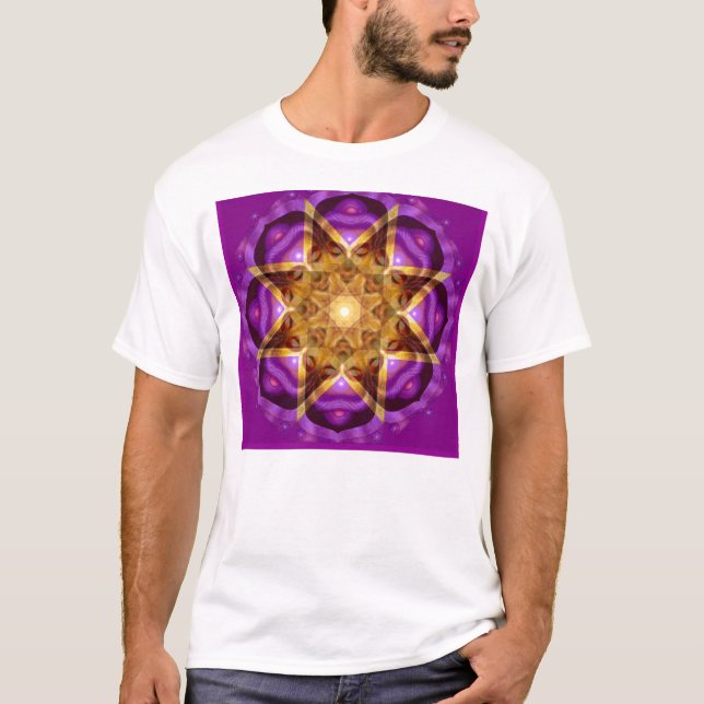 T-shirt Art de mandala de Bouddha (Devant)